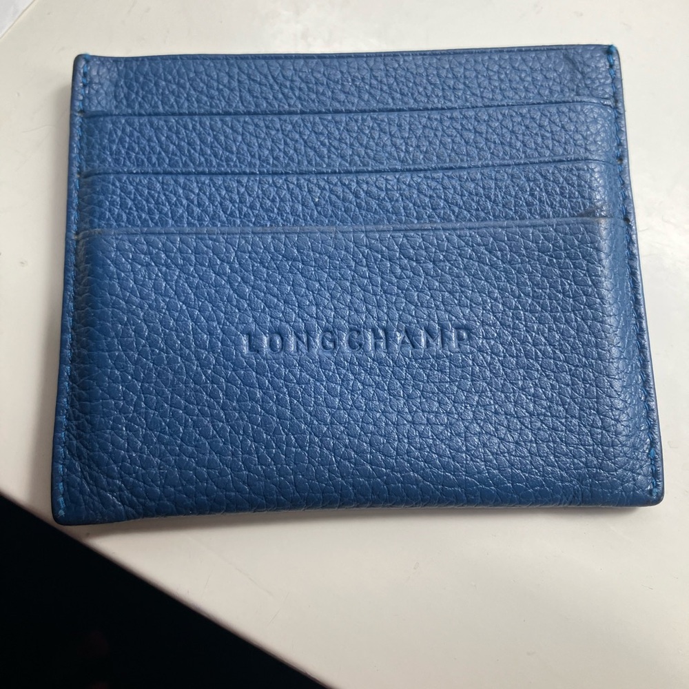 Longchamp Blue Card Case